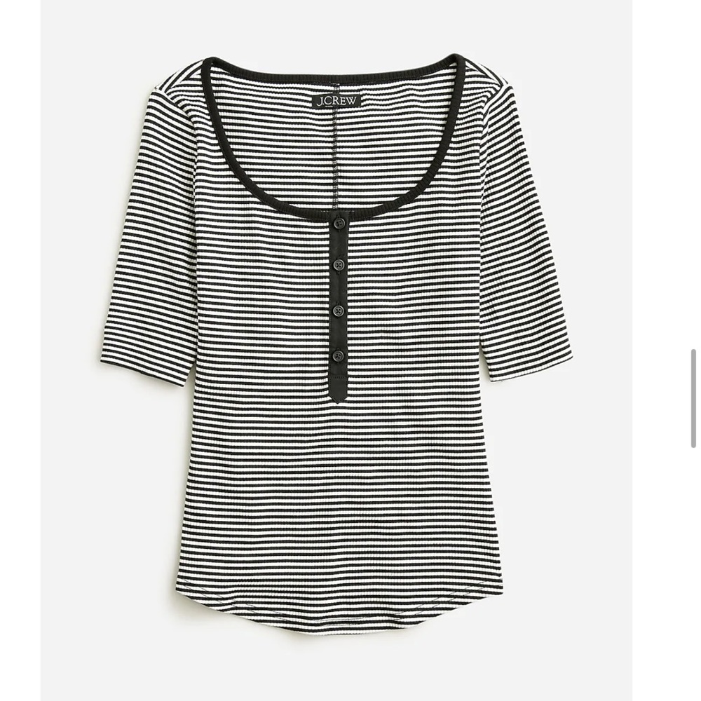 Jcrew ribbed Henley
